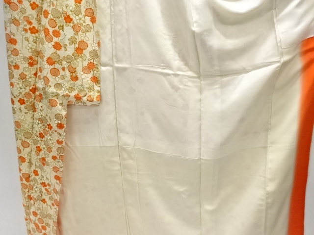  菊模様小紋着物